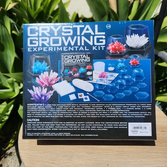 NEW 7 Crystal 4M Crystal Growing Science Experimental Kit Chemistry STEM toy - Picture 2 of 9